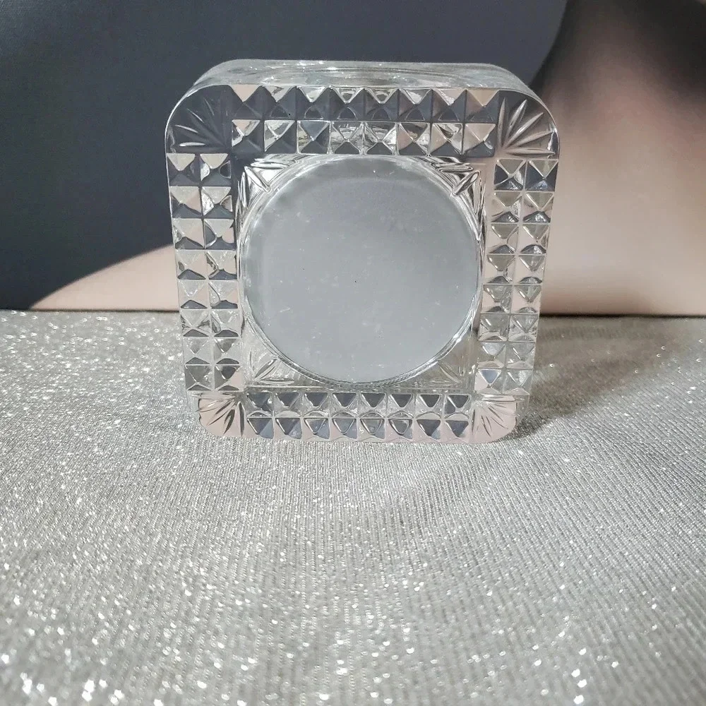 Vintage Staiger Germany- France 24% Lead Crystal Mantle Clock - Picture 4 of 5